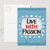 情熱のはがきを持って生きる ポストカード (正面/裏面)