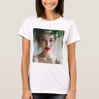 情熱のクリムゾン:夜明けの女神ルージュ Tシャツ