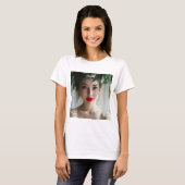 情熱のクリムゾン:夜明けの女神ルージュ Tシャツ (正面フル)