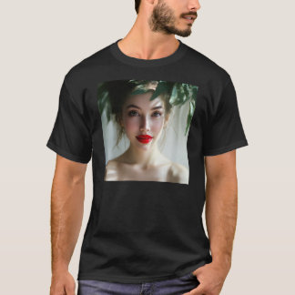 情熱のクリムゾン:夜明けの女神ルージュ Tシャツ