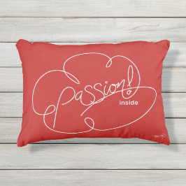 情熱の内側 - 大胆な雲 - W アウトドアクッション