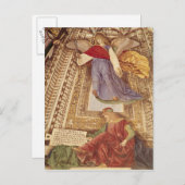 情熱の挟持者を持つアモスとエンジェル ポストカード (正面/裏面)