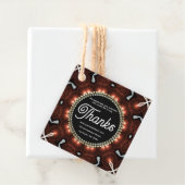 情熱の火モダンの黒板が感謝してい言う フェイバータグ (インサイチュ)