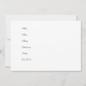 情熱の花の招待状 招待状 (裏面)