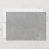 情熱の花の結婚式招待状 招待状 (裏面)