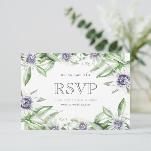 情熱の花 RSVP カード (スタンド正面)