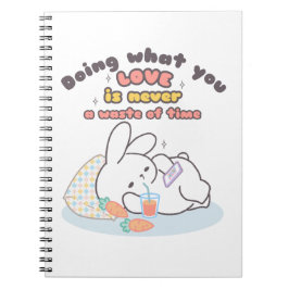 情熱を大切に – 居心地の良いバニーの思い出 ノートブック
