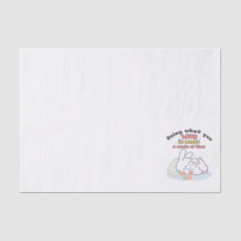 情熱を大切に – 居心地の良いバニーの思い出 薄葉紙