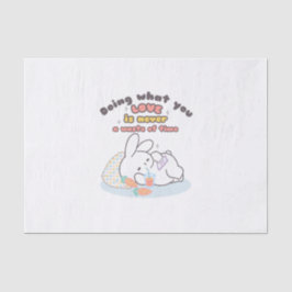情熱を大切に – 居心地の良いバニーの思い出 薄葉紙