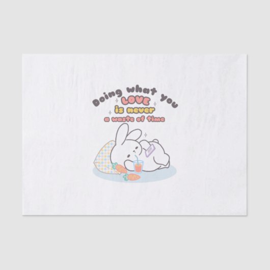 情熱を大切に – 居心地の良いバニーの思い出 薄葉紙 (正面)