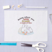 情熱を大切に – 居心地の良いバニーの思い出 薄葉紙 (クラフト)