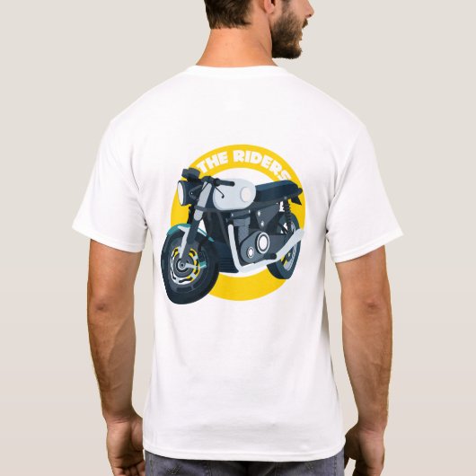 情熱を持って乗る：究極のバイクもしくは自転車に乗る人Tシャツ Tシャツ (裏面)