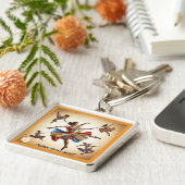 「情熱を持って踊る」 キーホルダー (側面)