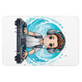 情熱を燃やす音楽 マグネット (横)