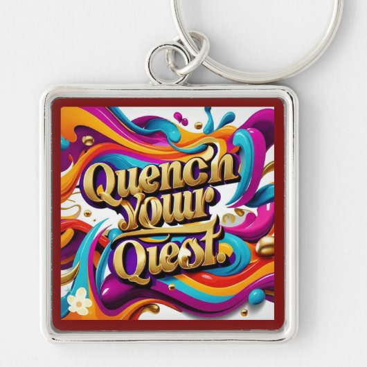 「情熱を燃やす」 キーホルダー (正面)