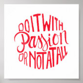 情熱を燃やす ポスター (正面)