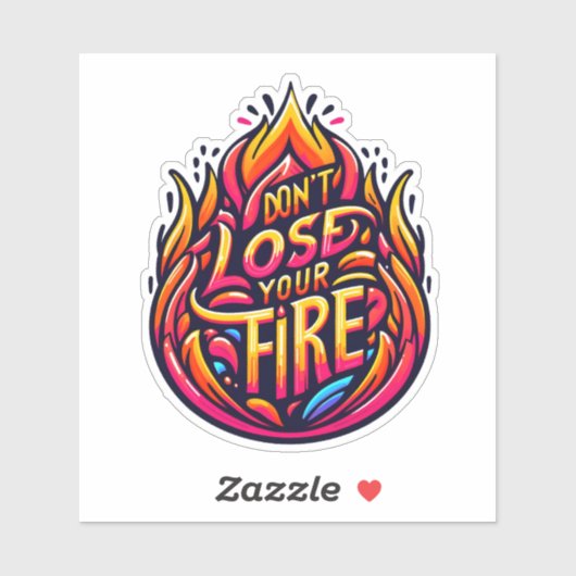 情熱を燃保やす! シール (シート)