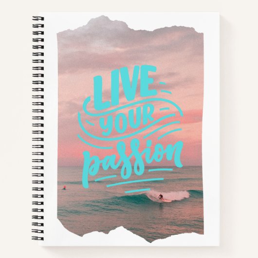 情熱を生きる ノートブック (正面)