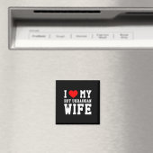 情熱的なウクライナ人妻が大好き レッドハート マグネット (インサイチュ (食洗機))