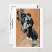 情熱的なキス ポストカード (正面/裏面)