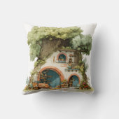 情熱的なグラフィックデザイナー、Aimizing crafts vis クッション (裏面)