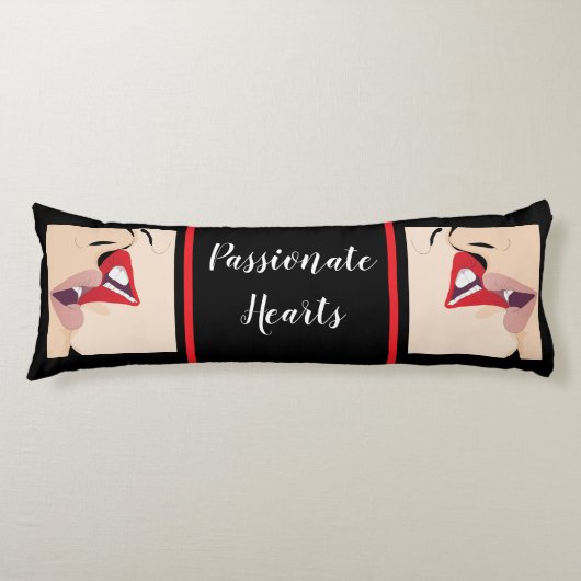 情熱的なハート ボディピロー (正面)