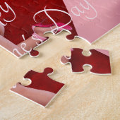 情熱的なバレンタイン・デー・ガールin a Corset ジグソーパズル (側面)