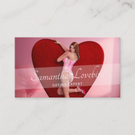 情熱的なバレンタイン・デー・ガールin a Corset 名刺