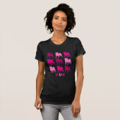 情熱的なピンクカップ Tシャツ (正面フル)