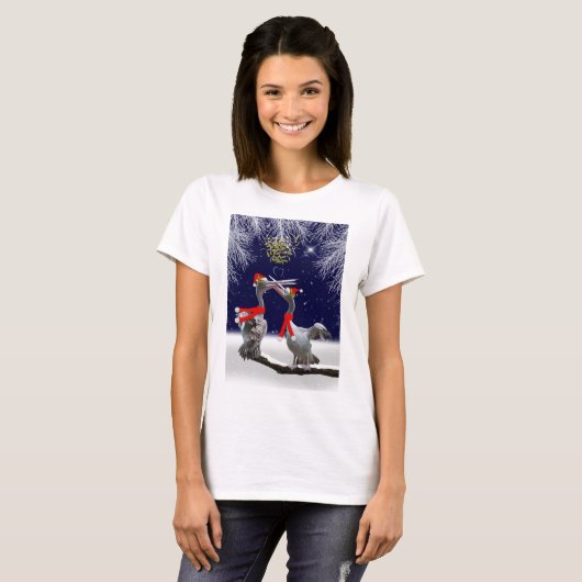情熱的なペリカンティー Tシャツ (正面フル)