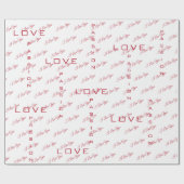 情熱的な愛 |バレンタインデー ラッピングペーパー (フラット)