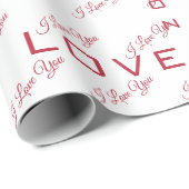 情熱的な愛 |バレンタインデー ラッピングペーパー (ロールコーナー)