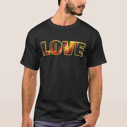 情熱的な愛 Tシャツ (正面)