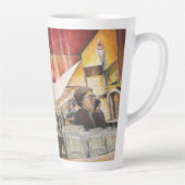 情熱的な感情に匹敵する輝き カフェラテマグ (右)