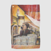 情熱的な感情に匹敵する輝き ゴルフタオル (正面)