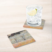 情熱的な感情に匹敵する輝き スクエアペーパーコースター (インサイチュ)