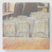 情熱的な感情に匹敵する輝き ストーンコースター (正面)