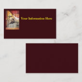 情熱的な感情に匹敵する輝き 名刺 (正面/裏面)