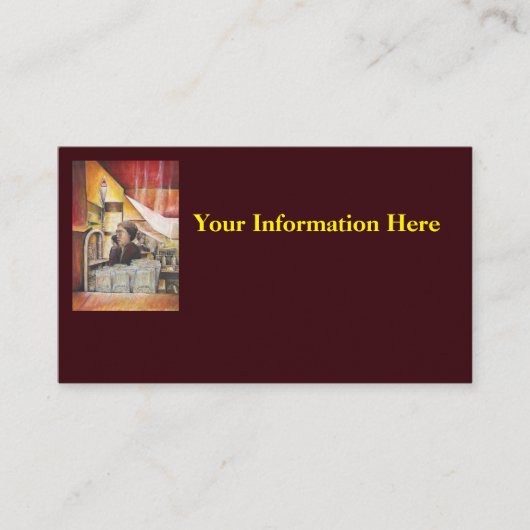 情熱的な感情に匹敵する輝き 名刺 (正面)