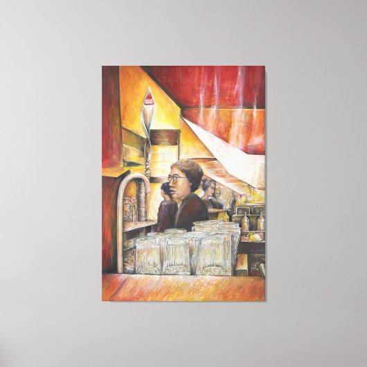 情熱的な感情に等しい輝き キャンバスプリント (正面)