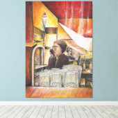 情熱的な感情に等しい輝き キャンバスプリント (インサイチュ (ウッドフロア))