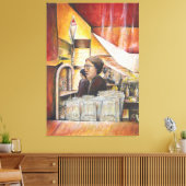 情熱的な感情に等しい輝き キャンバスプリント (インサイチュ (リビング))