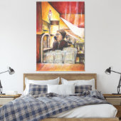 情熱的な感情に等しい輝き キャンバスプリント (インサイチュ (寝室))