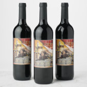 情熱的な感情に等しい輝き ワインラベル (ボトル)