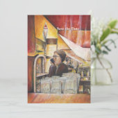 情熱的な感情の蓄光 案内状 (スタンド正面)