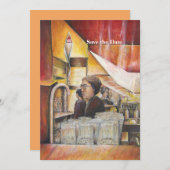 情熱的な感情の蓄光 案内状 (正面/裏面)