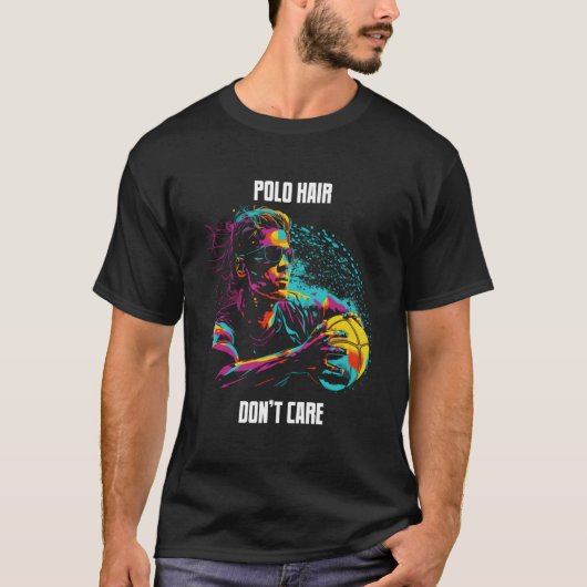 情熱的な水球ファンのための美しい水球 Tシャツ (正面)