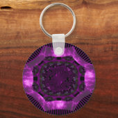 情熱的な紫色のキーチェーン キーホルダー (正面)