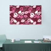 情熱的な赤ピンクの唇パタキスをするーン 横断幕 (トレードショー)