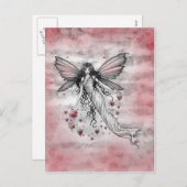 情熱的なSkyバレンタイン葉書 シーズンポストカード (正面/裏面)